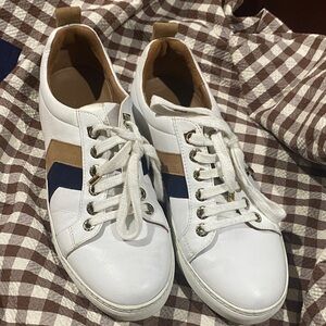 Stylish White and Brown  women’s sneakers